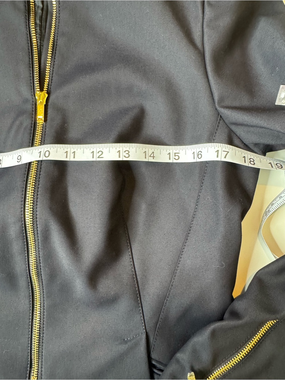 CARLISLE Navy Blue Zip Front Jacket Blazer | Size 6 like new condition - Picture 11 of 16